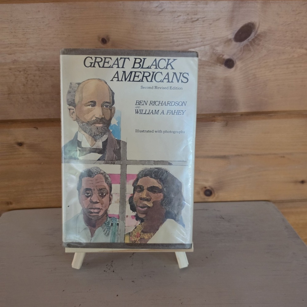 Vintage 1976 Great Black Americans Book 0690009941 Very Rare HTF Ben Richardson